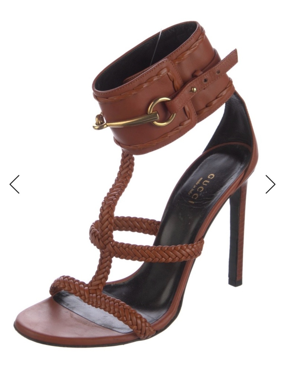 Gucci Horsebit Accent Leather Sandals - Picture 2 of 5